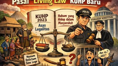 Pasal ‘Living Law’ KUHP Baru, Saat Tafsir Aparat Berpotensi Mengalahkan Kepastian Hukum